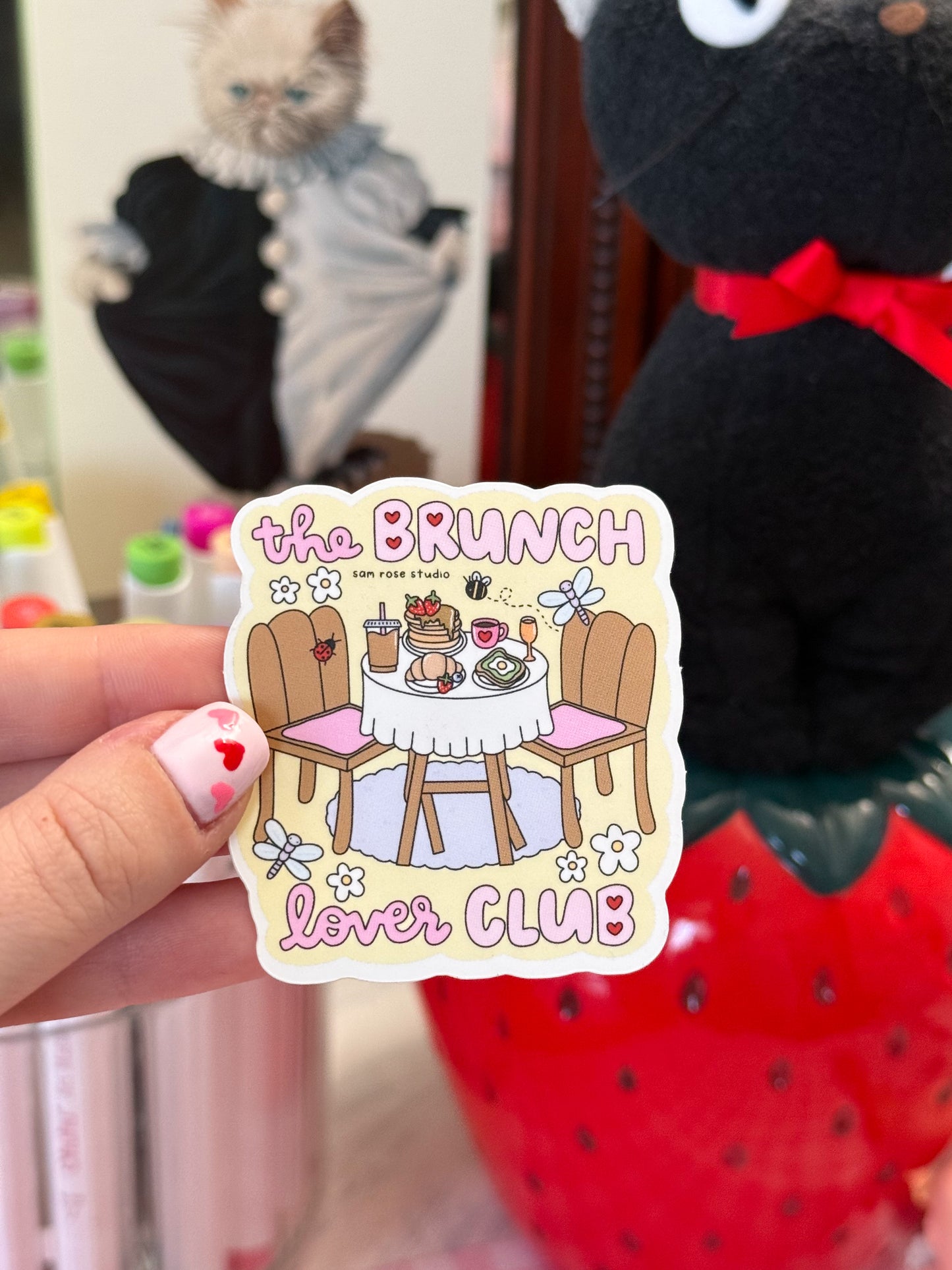 'BRUNCH LOVER CLUB' Sticker