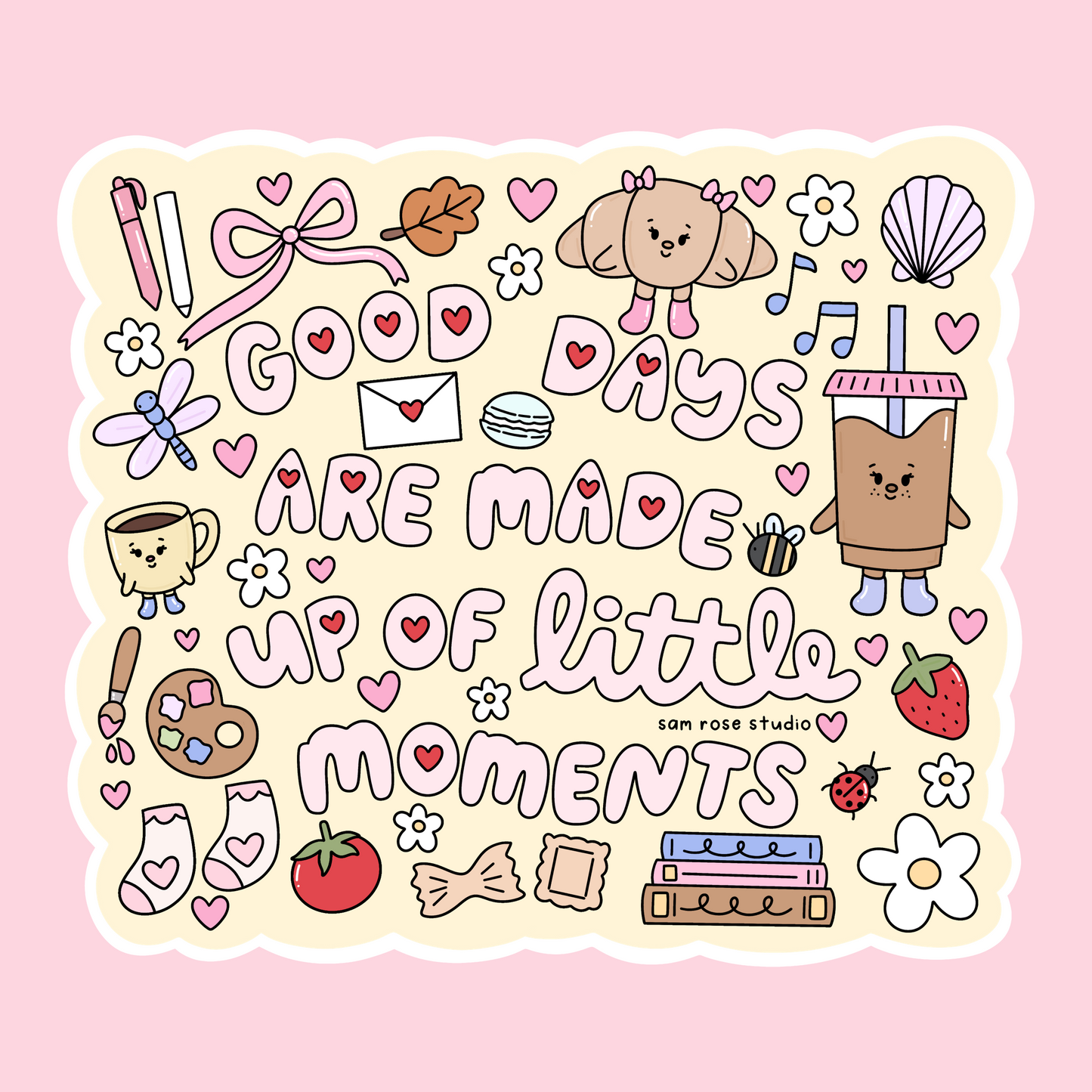 'LITTLE MOMENTS' Sticker
