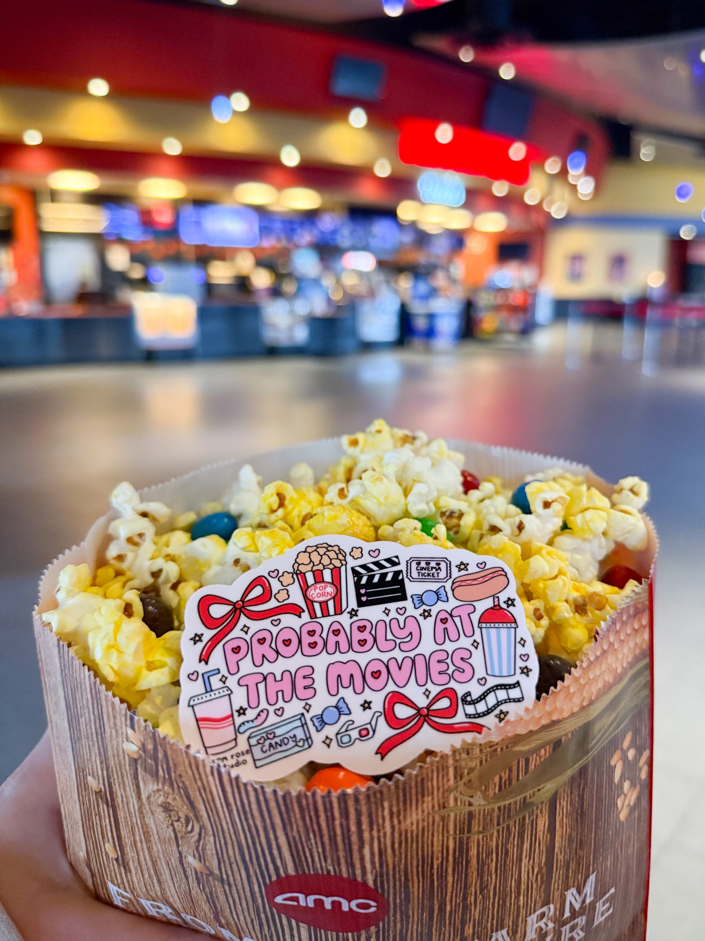 'Probably at the Movies' Sticker