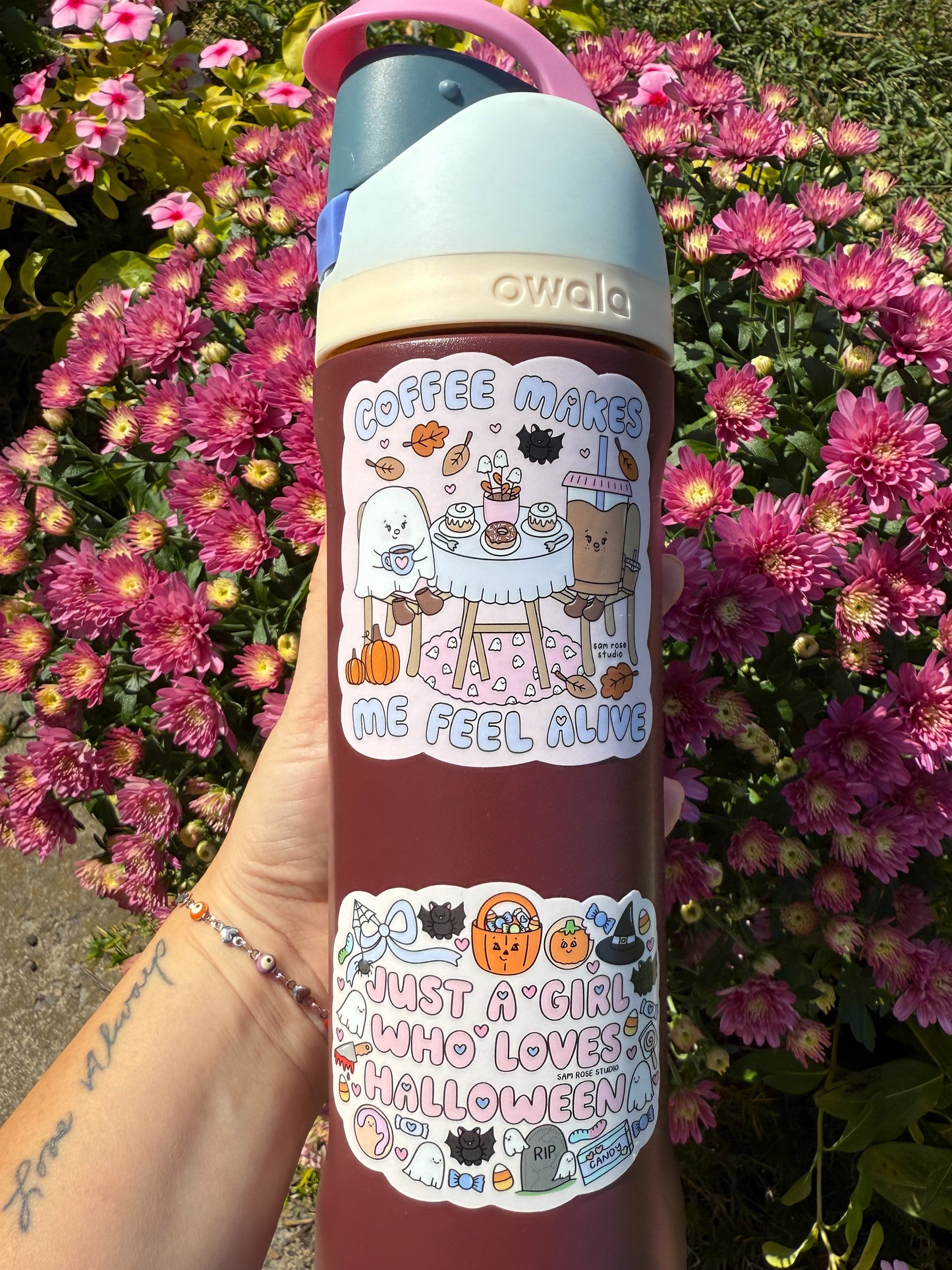 'Coffee Makes Me Feel Alive' Sticker