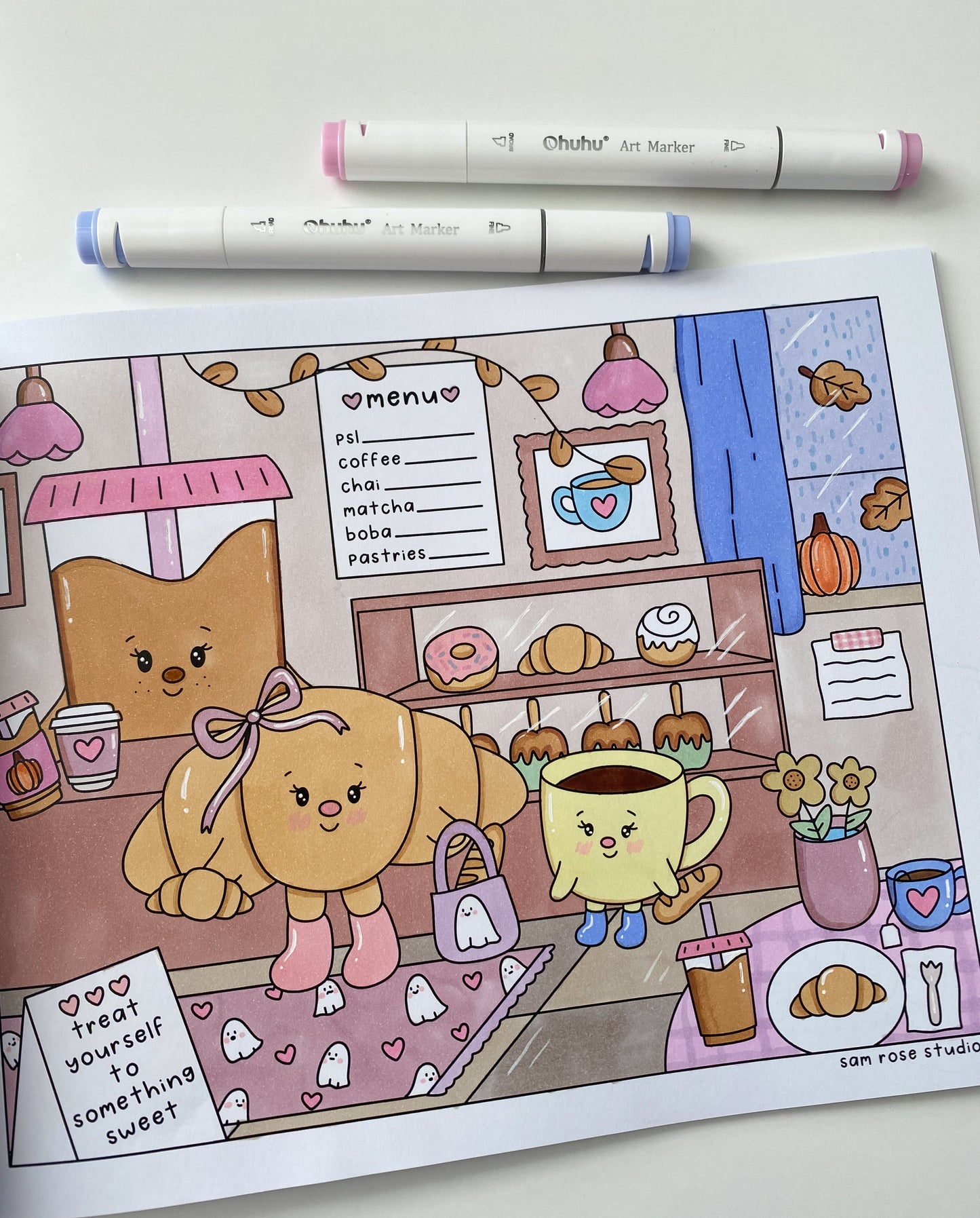 Cute and Cozy Coloring Book