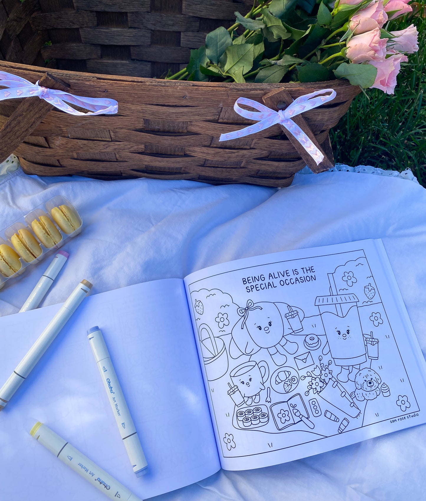 Cute and Cozy Coloring Book