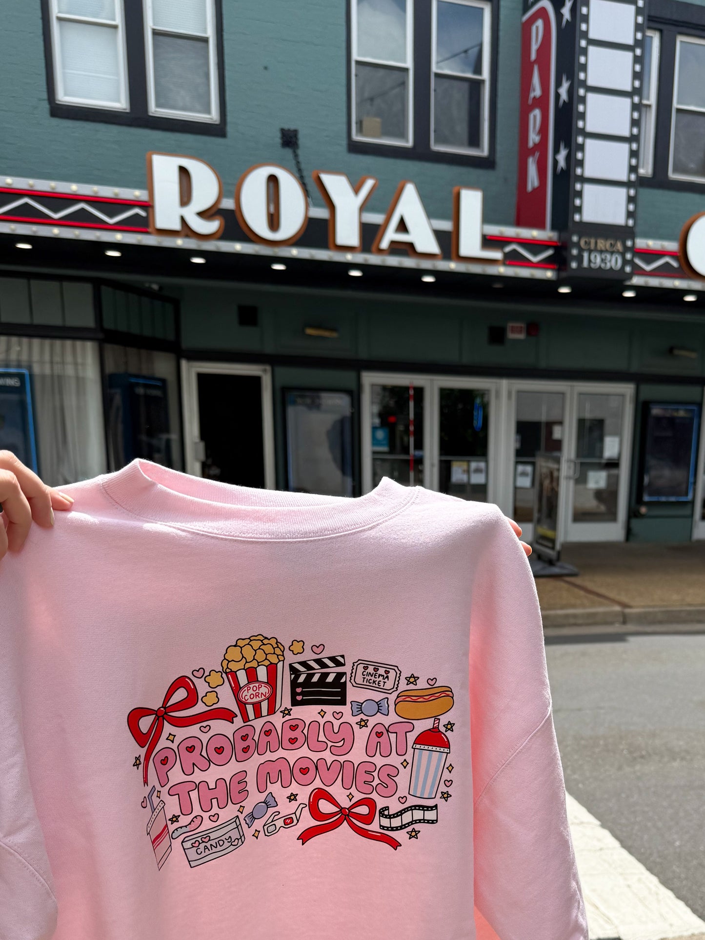 'Probably at the Movies' Crewneck PRE-ORDER