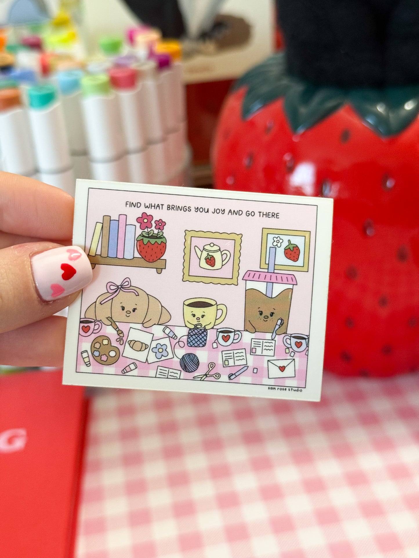'FIND WHAT BRINGS YOU JOY' Sticker