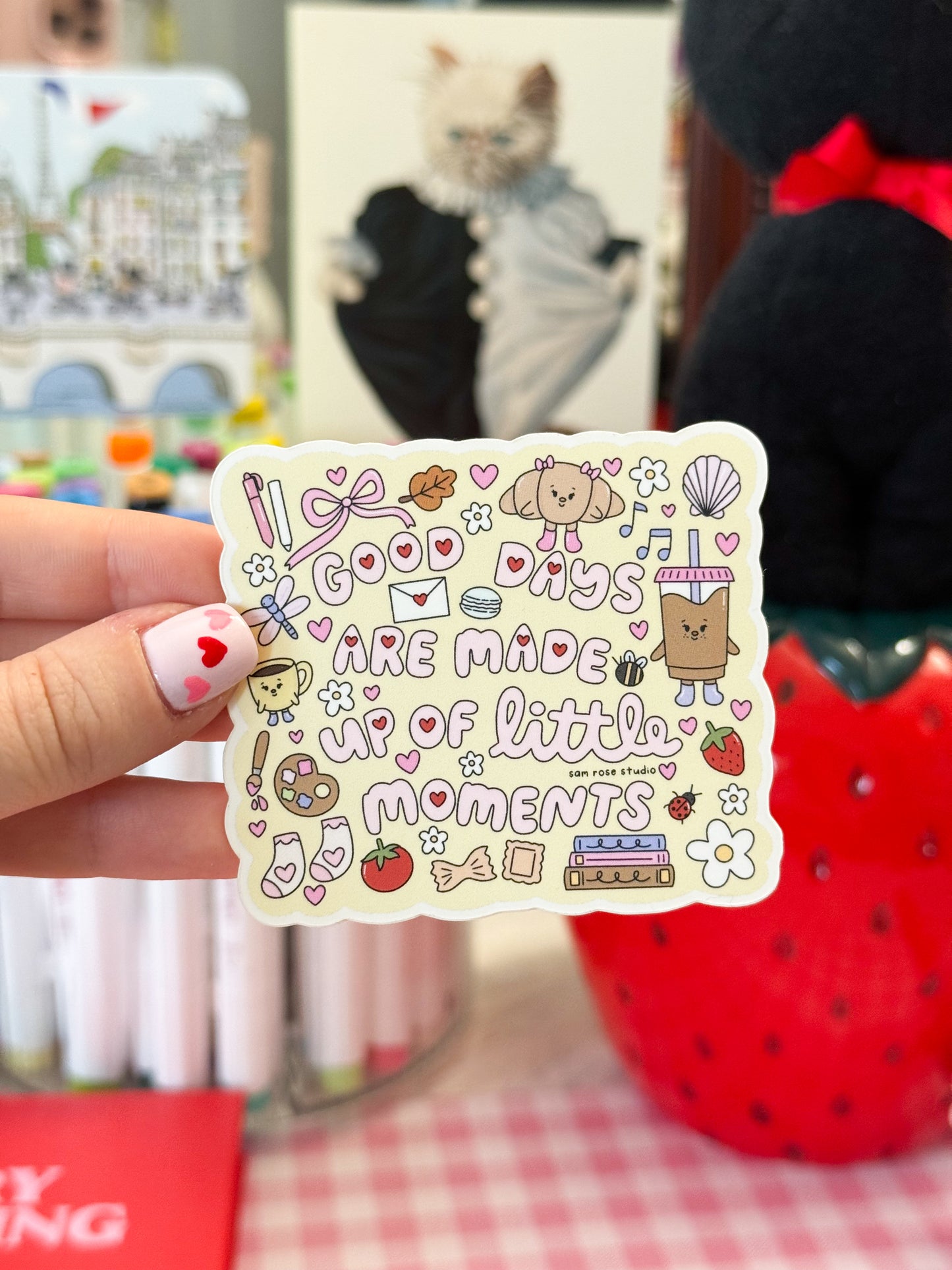 'LITTLE MOMENTS' Sticker