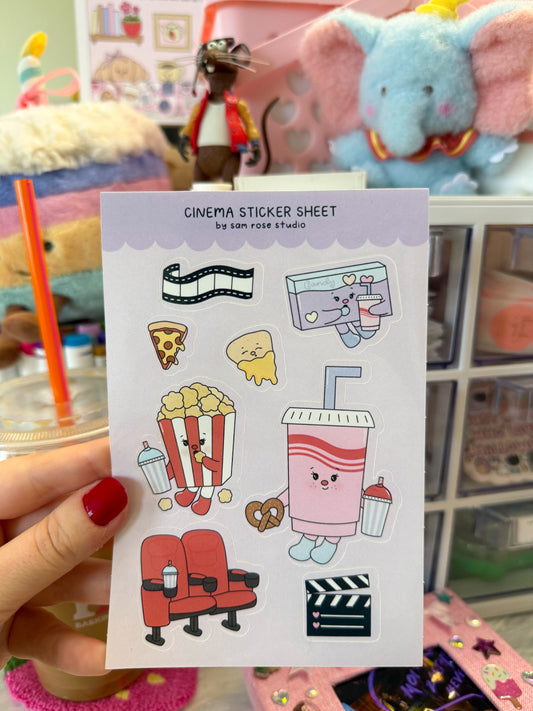 Cinema Sticker Sheet