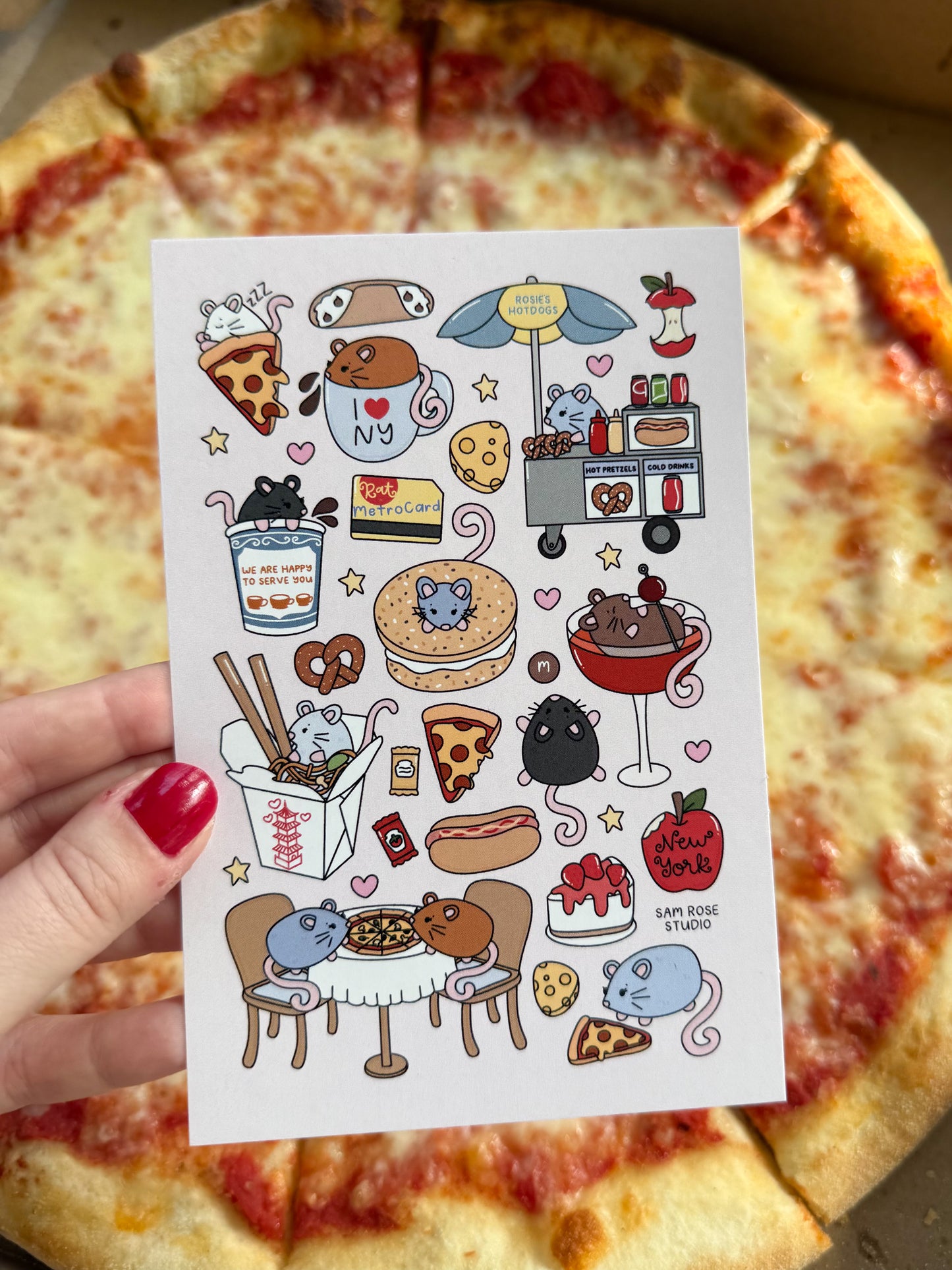 NYC Rats Print