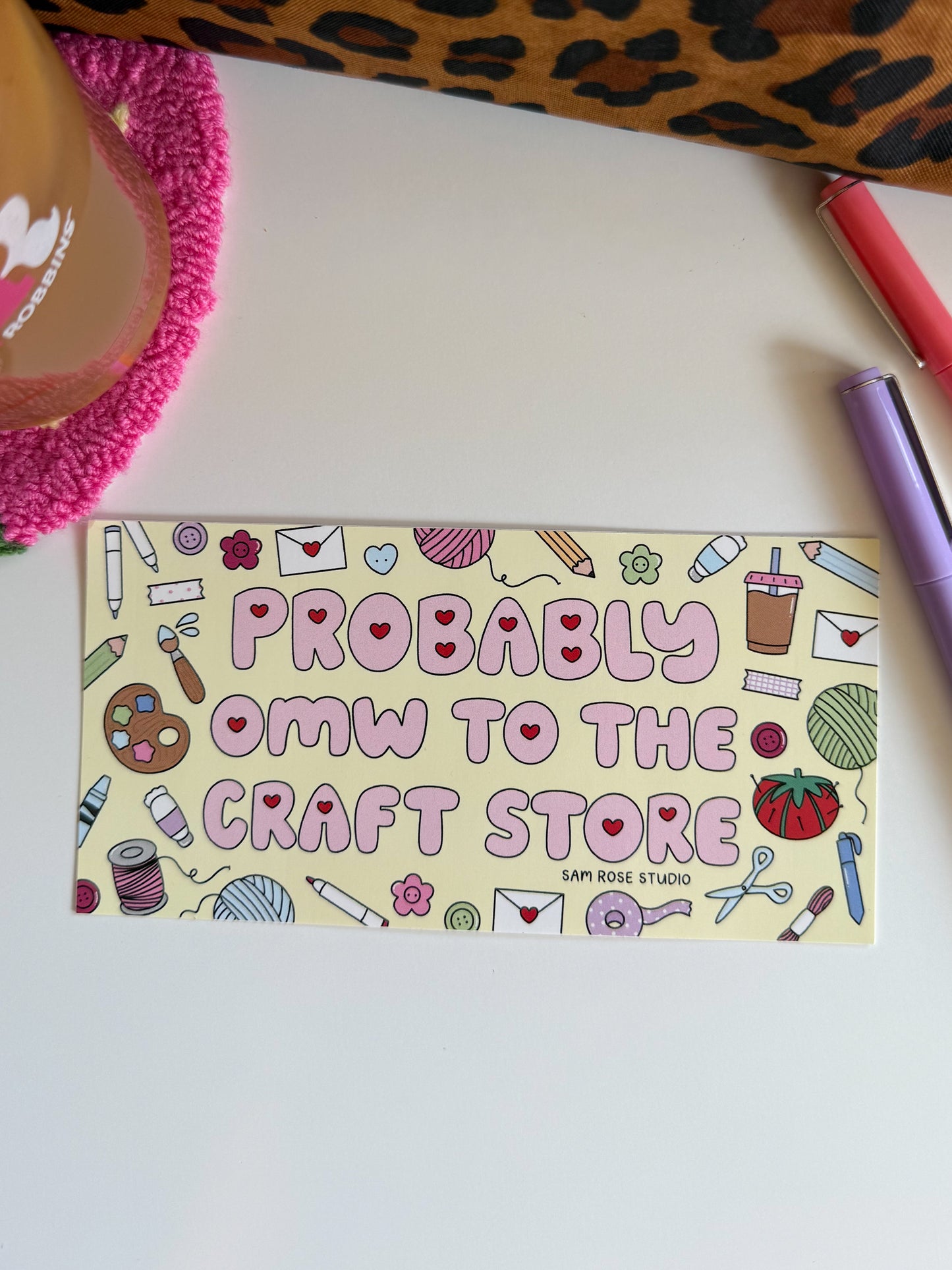 Craft Store Bumper Sticker