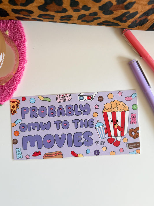 Movie Theater Bumper Sticker